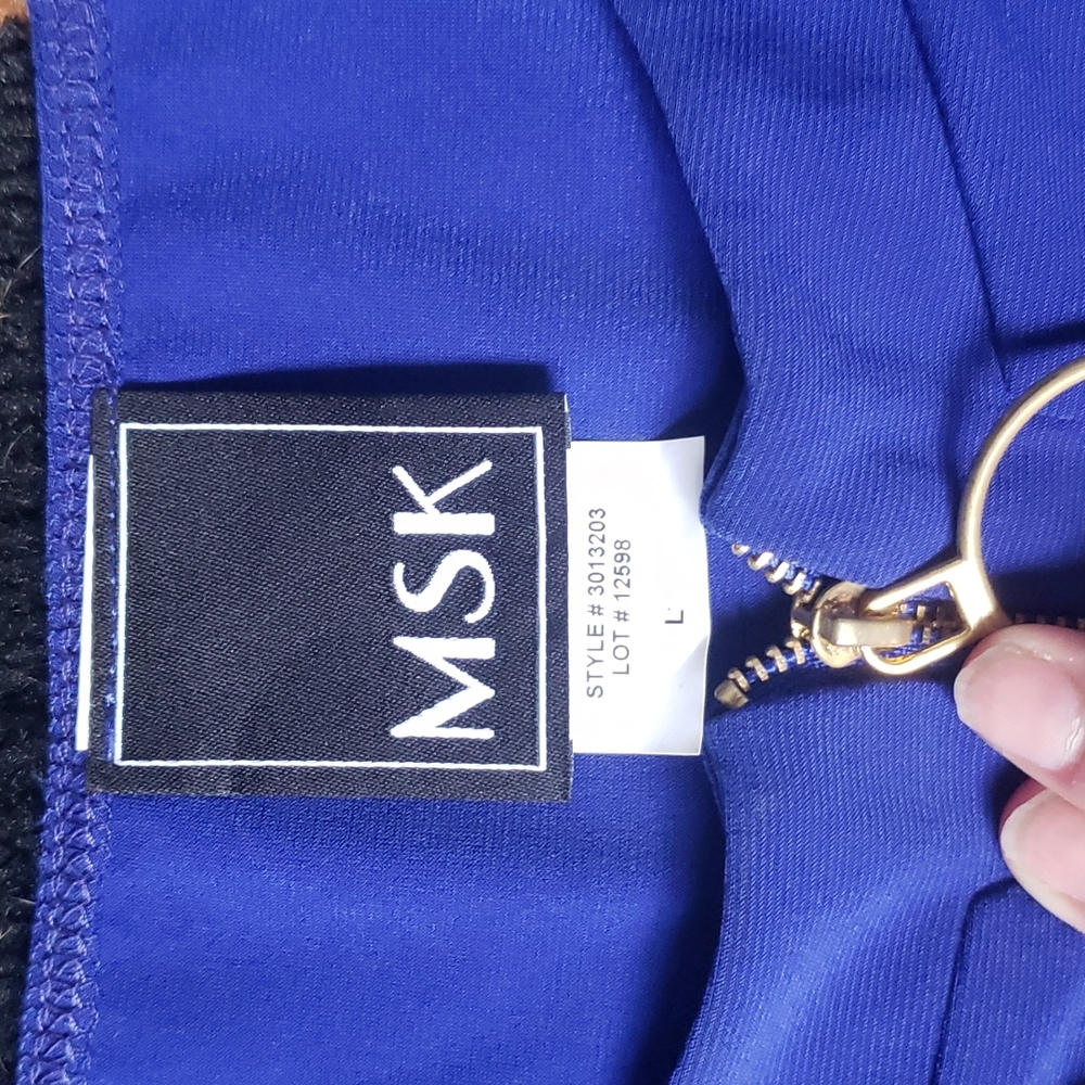 Royal Blue Shift Dress - Picture 3 of 3